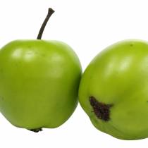 Fruit décoratif mini pomme vert artificiel 4,5cm 24pcs