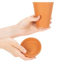 Article Réservoir d'eau Aquasafe avec fontaine à insectes pour jardin, balcon, terrasse, 12 cm, lot de 3