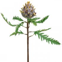 Déco artichaut violet plante artificielle décoration automne Ø7.5cm H42cm