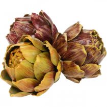 Artichaut Légumes Artificiels Déco Colorés Assortis H10.5cm 3pcs