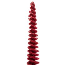 Article Sapin de Noël décoratif moderne et fin sur socle en bois, 80 cm