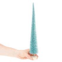 Article Sapin de Noël artificiel, fin, avec base en bois, 40 cm