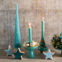 Article Sapin de Noël miniature artificiel 40 cm avec pied en bois