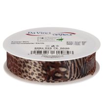 Article Ruban décoratif imprimé animal 25 mm x 20 m polyester