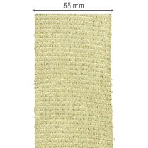 Article Ruban décoratif avec paillettes 55 mm x 15 m en polyester vert clair