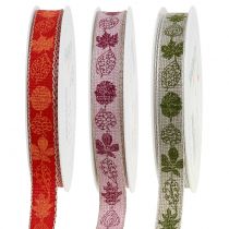 ruban décoratif Herbstmotiv 15mm 20m_fr