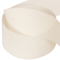 Article Ruban décoratif en velours crème 40 mm x 20 m pour décoration intérieure et emballage cadeau