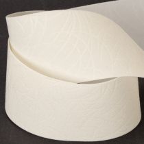 Article Ruban décoratif en velours crème 40 mm x 20 m pour décoration intérieure et emballage cadeau