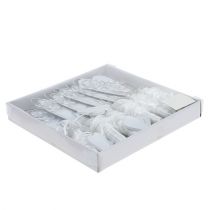 Article Ornement pour banc d’église avec tube et coeur 18 cm 6 P.