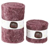 Article Feutre artisanal Berry ruban décoratif feutre L7/15cm L1/1m lot de 2