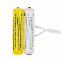 Adaptateur batterie blanc 3m 3V 2 x AAA