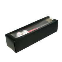 Article Figurine en haut d'arbre bonhomme de neige 30 cm rouge, blanc