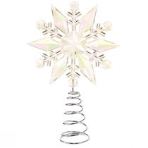 Article Décoration de sapin de Noël flocons de neige Ø14,5cm 2pcs