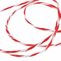 Cordon rouge/blanc 220m