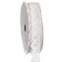 Article Ruban de dentelle décoratif, galon de coton fin pour travaux manuels, 15 mm de large, 10 m de long