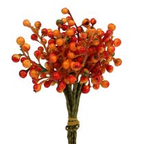 Bouquet de baies orange L20cm