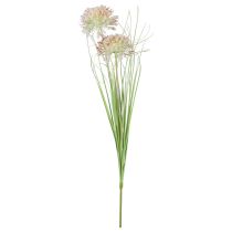 Article Fleur artificielle boule fleur allium oignon ornemental artificiel rouge vert 90cm