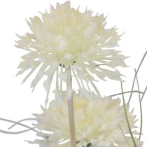 Article Fleurs artificielles boule de fleur allium oignon ornemental blanc artificiel 90cm