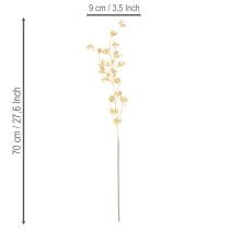 Article Lot de 3 branches artificielles de baies dorées 70 cm