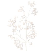 Article Branche décorative artificielle blanche 52 cm