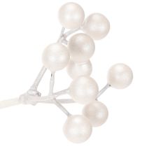 Article Branche décorative artificielle blanche 52 cm