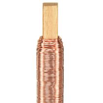 Article Fil de reliure fil de fleur fil d&#39;emballage cuivre 0,65mm 100g 3 pièces