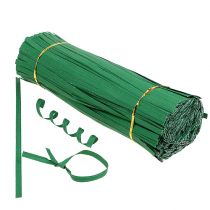 Article Bandes de reliure longues vertes 30cm 2 fils 1000 pièces