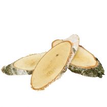 Article Disques de bouleau ovales en bois naturel décoration 18-22cm 10 pcs