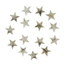 Article Décoration à disperser étoiles de Noël décoration étoiles de bouleau 4cm 100pcs