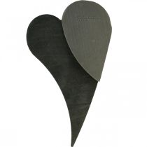 Article OASIS® Noir Bioline® Mousse Florale Coeur Noir H34cm 2 pcs