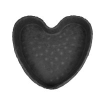 Oasis Black Biolit Plant Heart Bol à Plantes Heart Noir 34cm