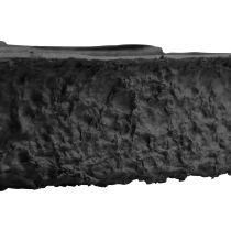 Article Bol décoratif Oasis Black Biolit en forme de cœur pour plantes, 50 cm, noir.