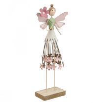 Décoration de table fée Blossom printemps décoration métal fée rose H30cm