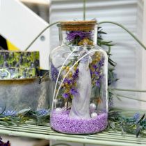 Blossom fées, décoration printanière, fleur elfes violet H19/19.5cm lot de 2