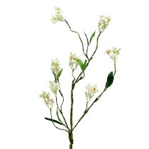 Article Branche fleurie blanche L 65cm 1 pièce Plante artificielle comme de vraies !