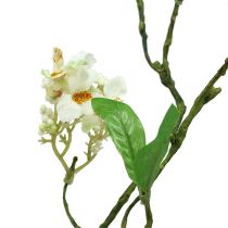 Article Branche fleurie blanche L 65cm 1 pièce Plante artificielle comme de vraies !