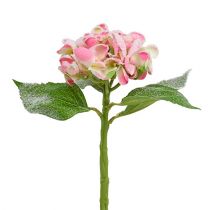 Article Hortensia rose neigé 33cm 4pcs