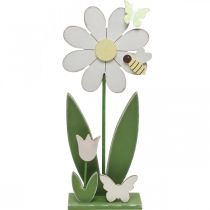 Fleur à poser, décoration printanière aux papillons H36,5cm