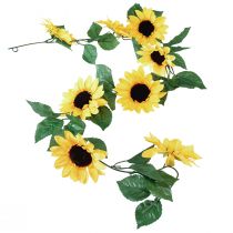 Article Guirlande de fleurs avec 8 tournesols artificiels 135cm