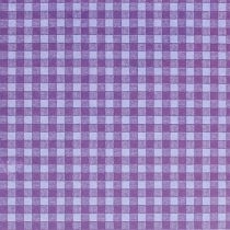 Article Papier floral 37,5 cm à carreaux violet 100 m