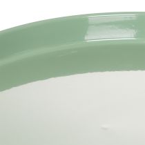 Article Coupe décorative en métal vert 30 cm pour usage intérieur