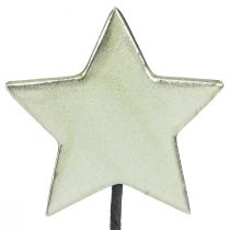 Article Bouchons de fleurs étoiles vertes 7 cm – 2e choix – 24 pièces