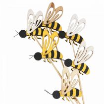 Bouchon fleur abeille bouchon déco bois décoration abeille 7cm 12pcs