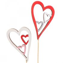 Plug fleur fête des mères plug décoratif coeur 5cm 12 pièces