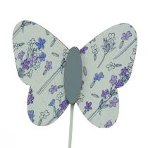 Article Bouchon de fleur papillon fleur bouchon décoratif bois 7cm 12pcs