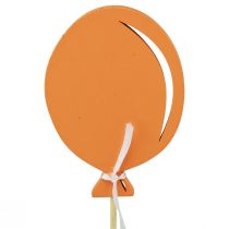 Article Bouchon de fleur bouquet décoration gâteau topper ballon orange 28cm 8pcs