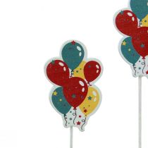 Article Bouchon de fleur bouquet ballons décoratifs pour gâteau coloré 26 cm 15 pcs