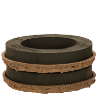 Article Couronne de mousse florale OASIS® Renewal® Floral Foam Biolit® avec coque, Ø 24 cm, noire, 2 pièces