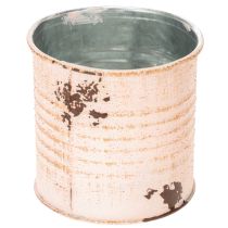 Article Pot de fleurs décoratif, motif saumon, boîte à herbes en métal, Ø8 cm, H7,5 cm