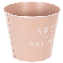 Article Pot de fleurs en zinc "Art of Nature" rose ancien Ø17,5 cm H15 cm